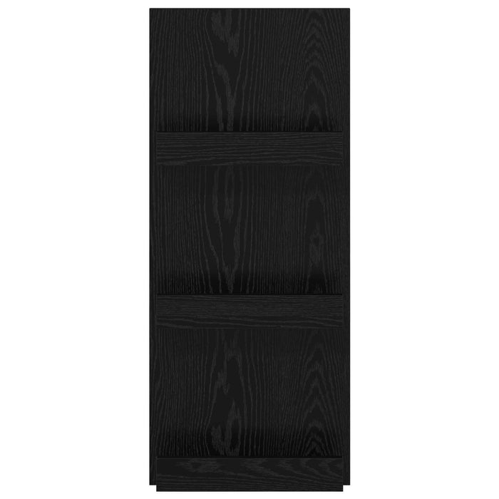 Scaffale per riviste Rovere Nero 51 x 11 x 102 cm 899512