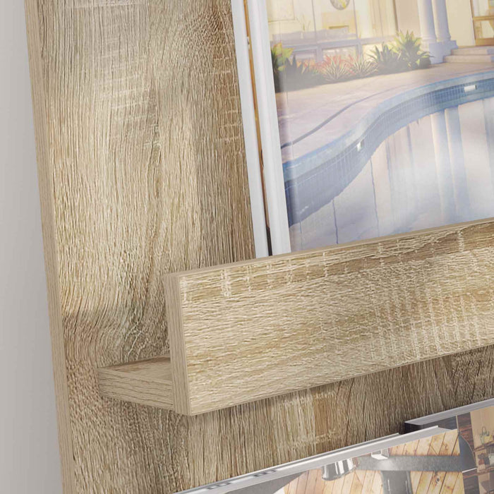 Scaffale per riviste Rovere Sonoma 51 x 11 x 102 cm 899513