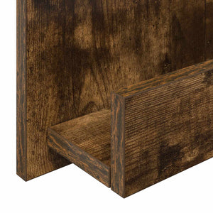 Scaffale per riviste Rovere fumé 51 x 11 x 102 cm 899515