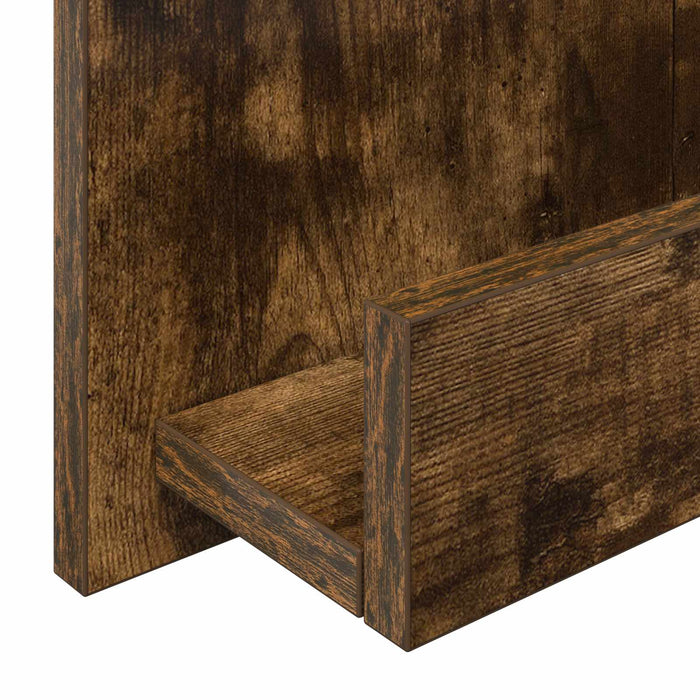 Scaffale per riviste Rovere fumé 51 x 11 x 102 cm 899515