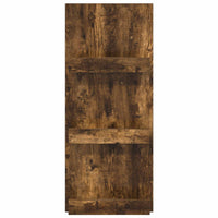 Scaffale per riviste Rovere fumé 51 x 11 x 102 cm 899515