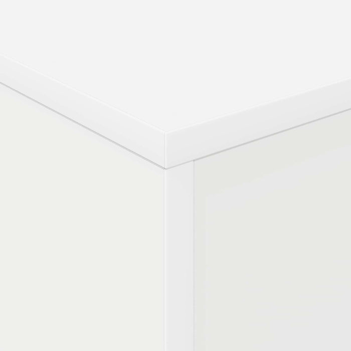 Scaffale per riviste Bianco 70 x 41 x 156 cm Legno multistrato 899519