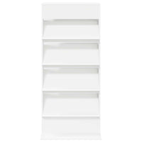 Scaffale per riviste Bianco 70 x 41 x 156 cm Legno multistrato 899519