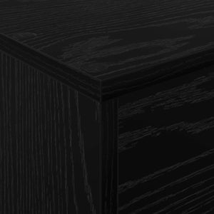 Scaffale per riviste Rovere Nero 70 x 41 x 156 cm 899520