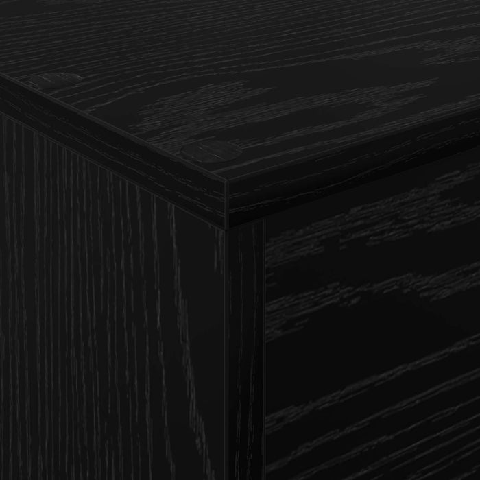 Scaffale per riviste Rovere Nero 70 x 41 x 156 cm 899520