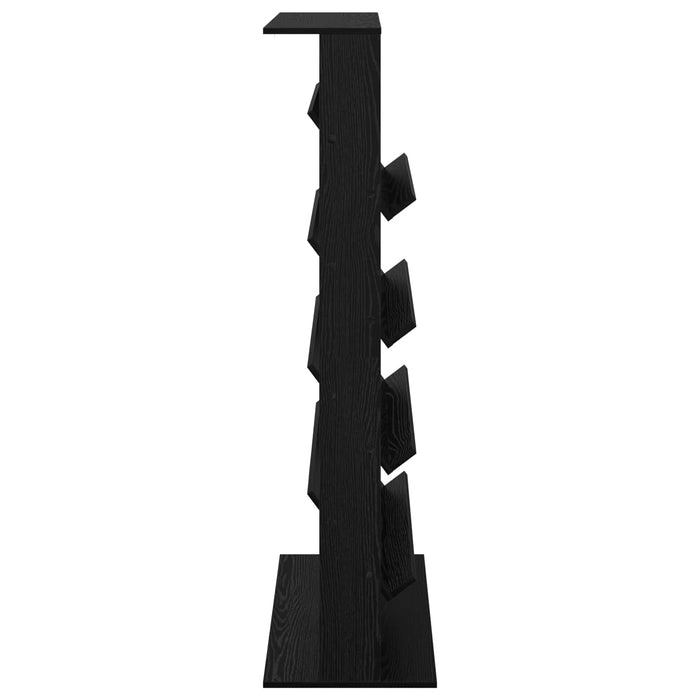 Scaffale per riviste Rovere Nero 70 x 41 x 156 cm 899520