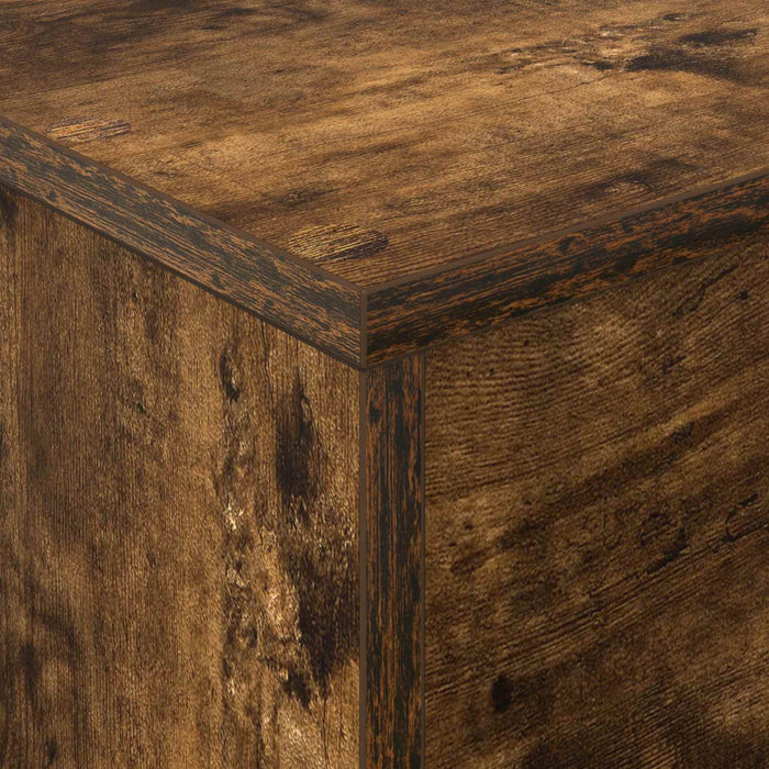 Scaffale per riviste Rovere fumé 70 x 41 x 156 cm 899523