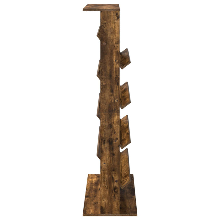 Scaffale per riviste Rovere fumé 70 x 41 x 156 cm 899523