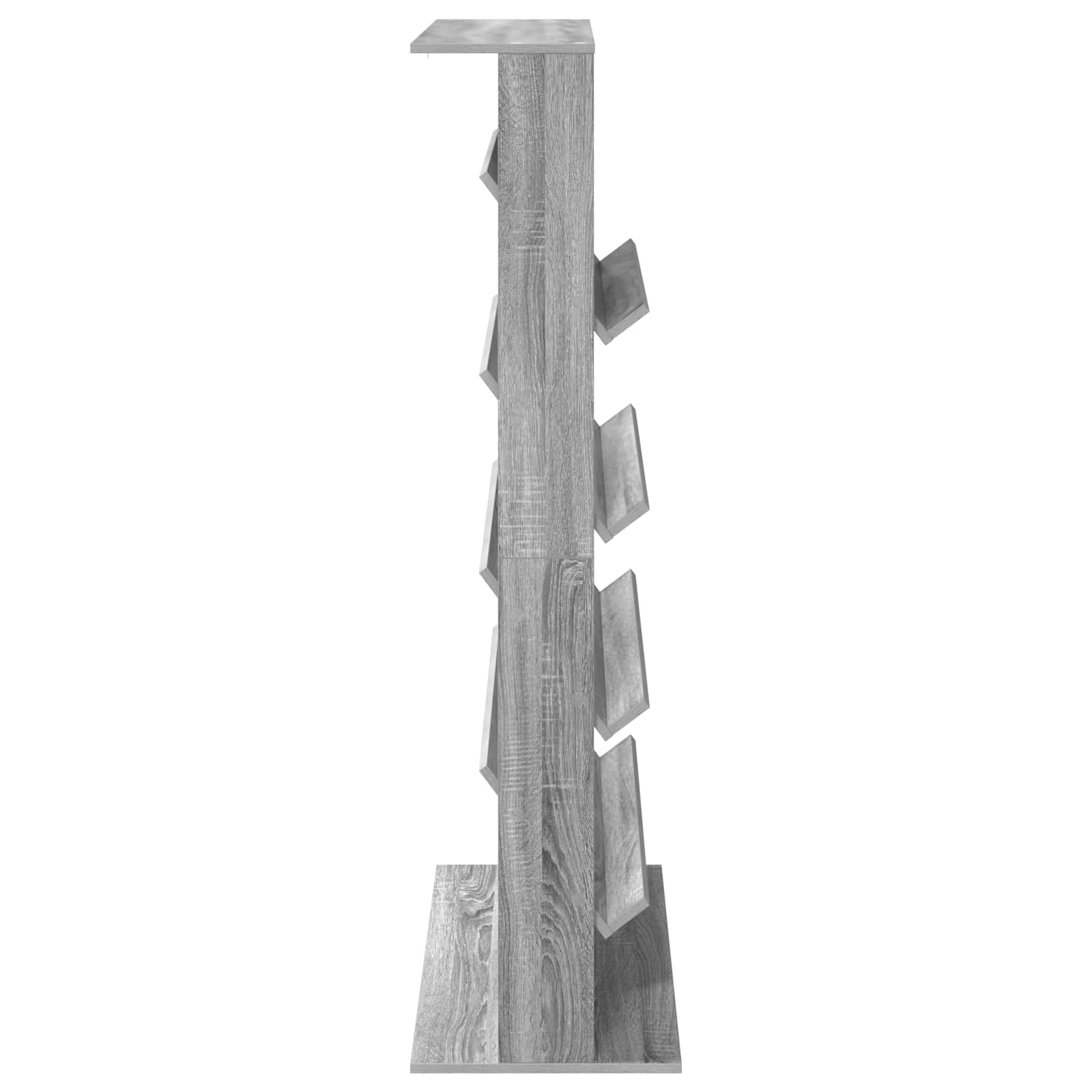 Scaffale per riviste Grigio Sonoma 70 x 41 x 156 cm 899524