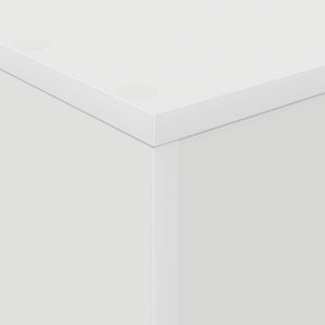 Scaffale per riviste Bianco 70 x 41 x 126 cm Legno multistrato 899527