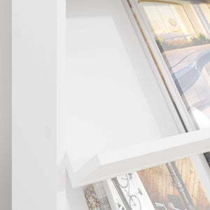 Scaffale per riviste Bianco 70 x 41 x 96 cm Legno multistrato 899535