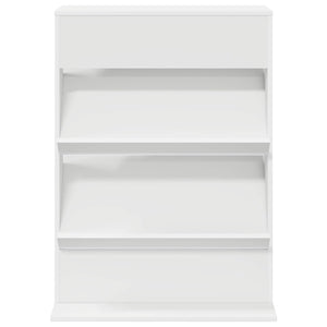 Scaffale per riviste Bianco 70 x 41 x 96 cm Legno multistrato 899535