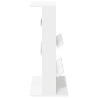 Scaffale per riviste Bianco 70 x 41 x 96 cm Legno multistrato 899535
