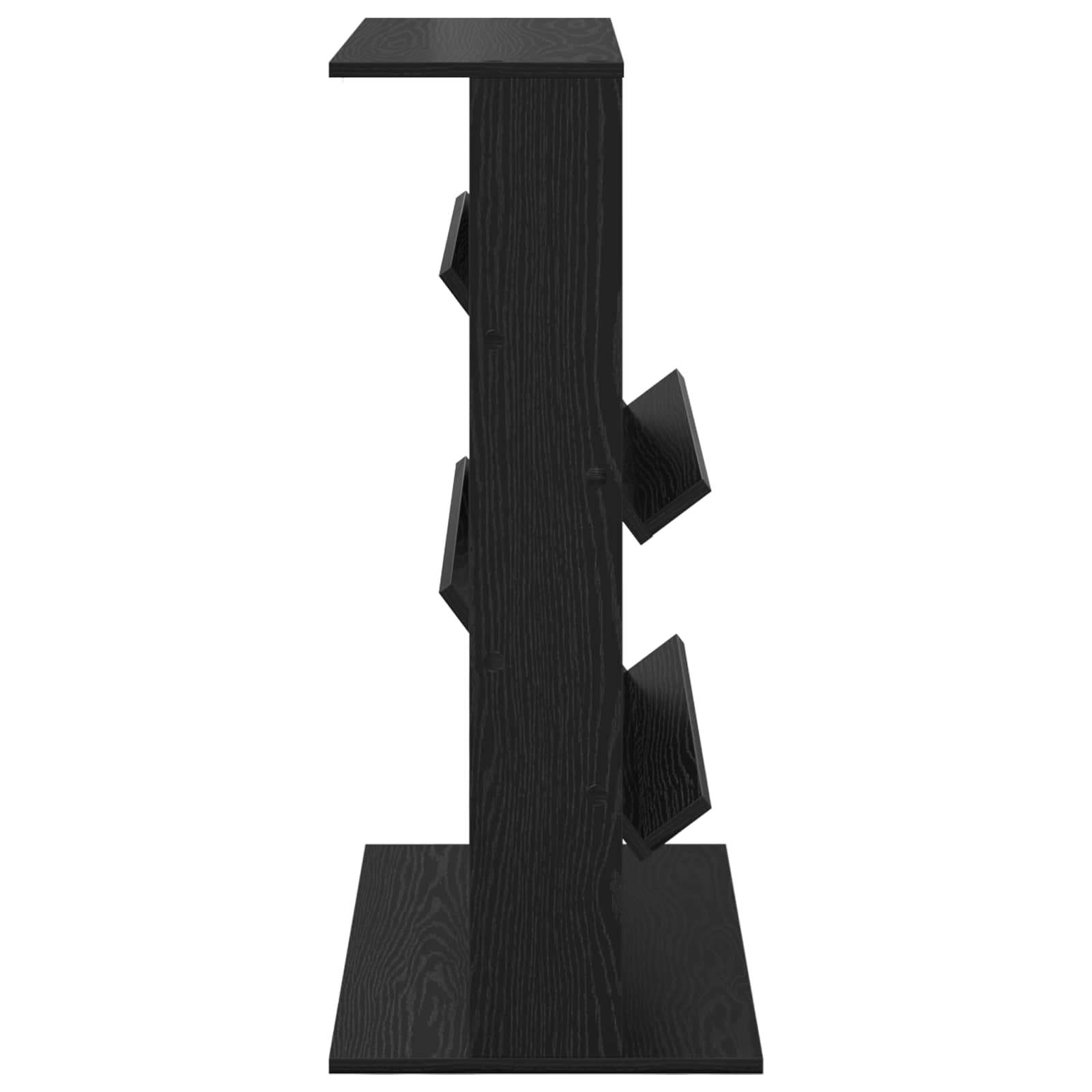 Scaffale per riviste Rovere Nero 70 x 41 x 96 cm 899536