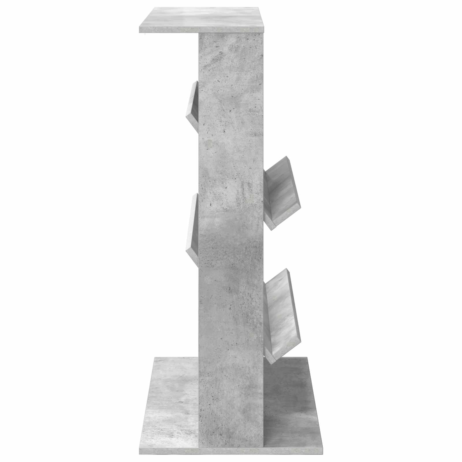 Scaffale per riviste Grigio cemento 70 x 41 x 96 cm 899538