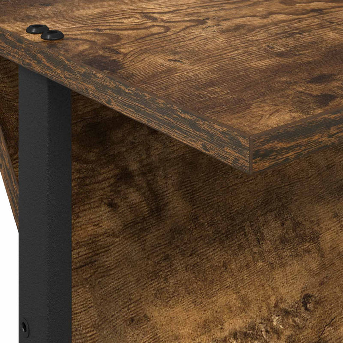 Scaffale per riviste Rovere fumé 68 x 40 x 123.5 cm 899545