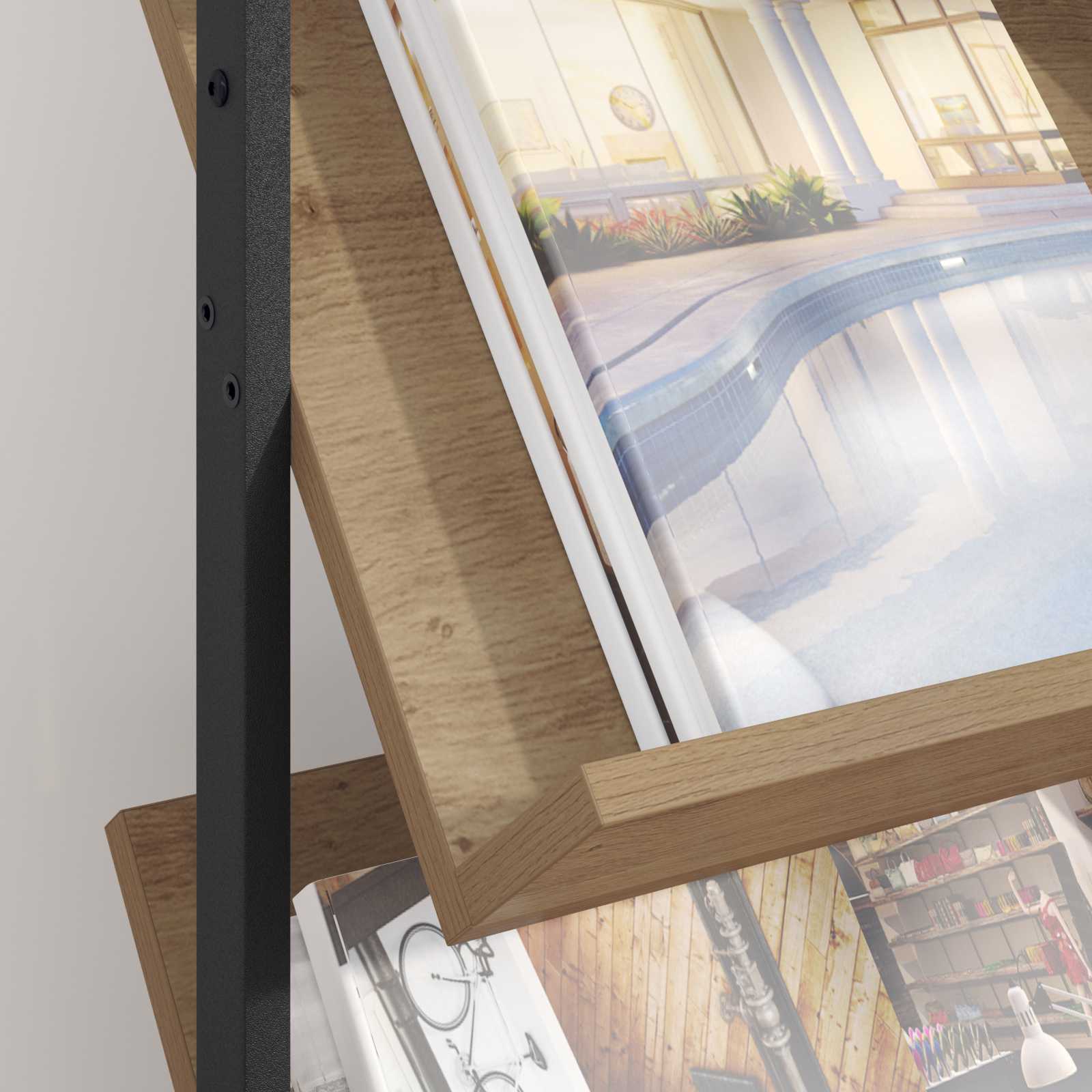 Scaffale per riviste Rovere artigianale 68 x 40 x 123.5 cm 899548