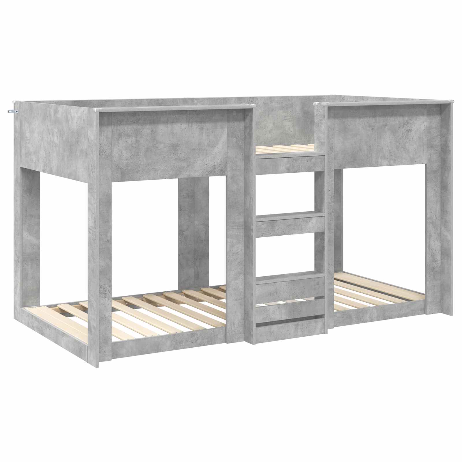 Letto a Castello per Bambini Grigio cemento 75 x 190 cm 3410390
