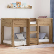 Letto a Castello per Bambini Rovere artigianale 75 x 190 cm 3410394