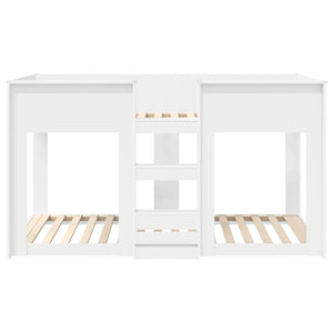 Letto a Castello per Bambini Bianco 100 x 200 cm 3410419