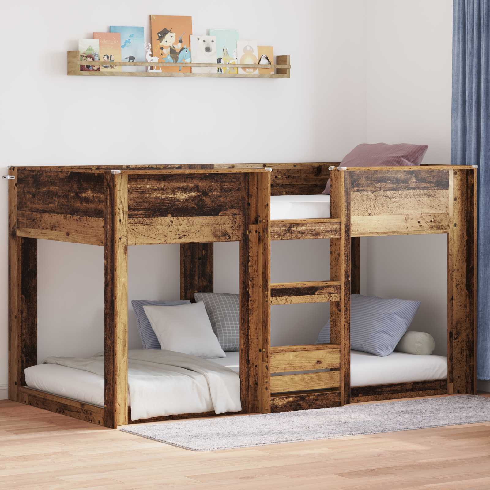 Letto a Castello per Bambini Legno vecchio 100 x 200 cm 3410425