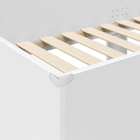 Letto a Castello per Bambini con materasso Bianco 100 x 200 cm 3410515