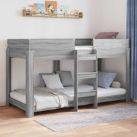 Letto a Castello per Bambini Grigio Sonoma 100 x 200 cm 3410520