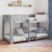 Letto a Castello per Bambini Grigio cemento 90 x 200 cm 3410526