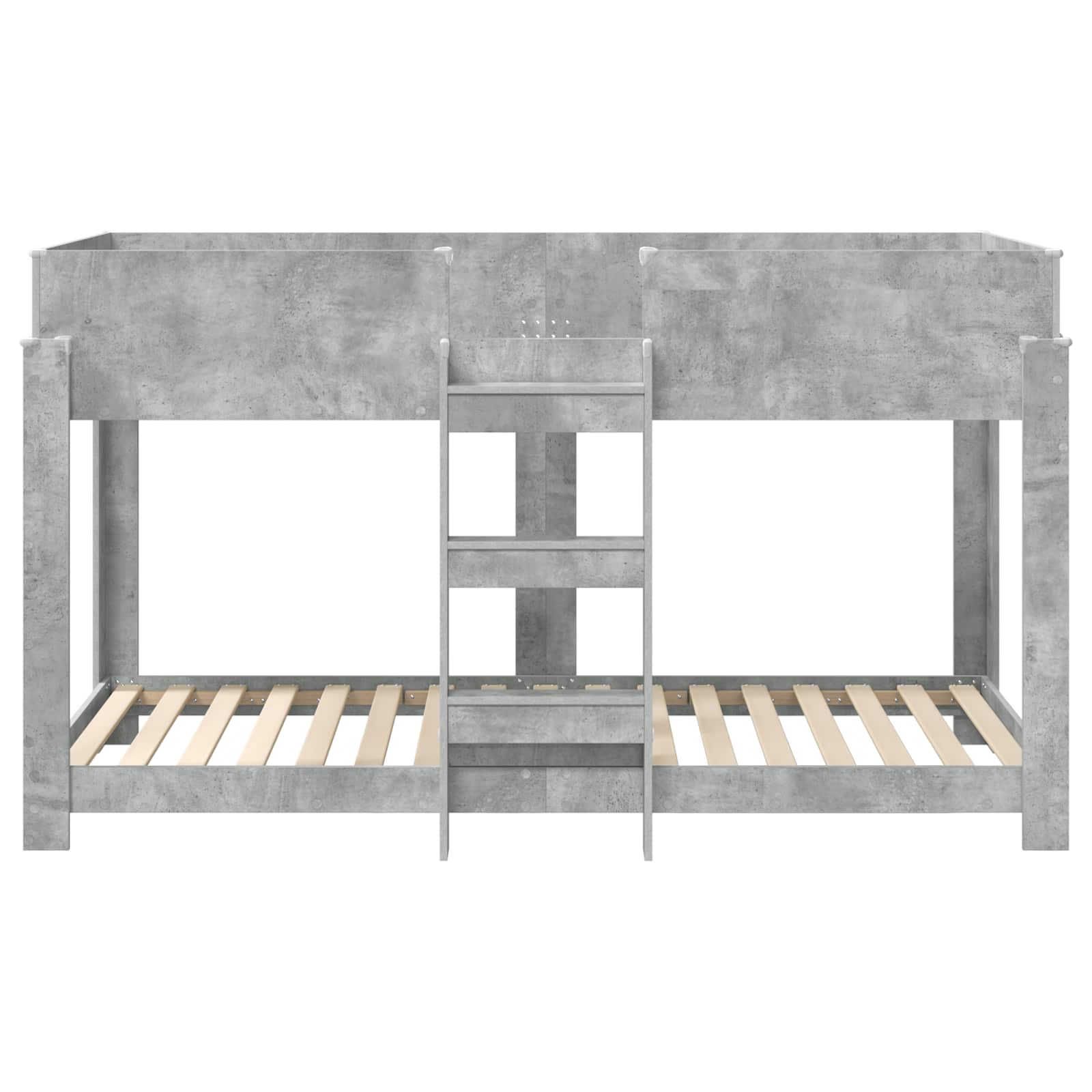 Letto a Castello per Bambini Grigio cemento 90 x 200 cm 3410526