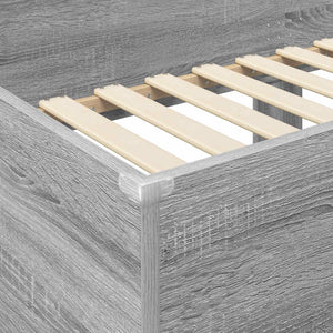 Letto a Castello per Bambini Grigio Sonoma 90 x 200 cm 3410528