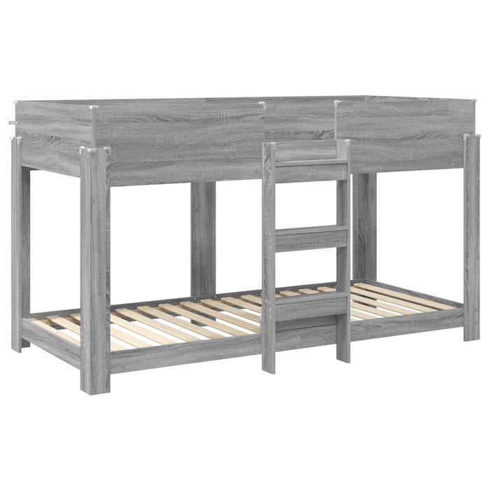 Letto a Castello per Bambini Grigio Sonoma 90 x 200 cm 3410528