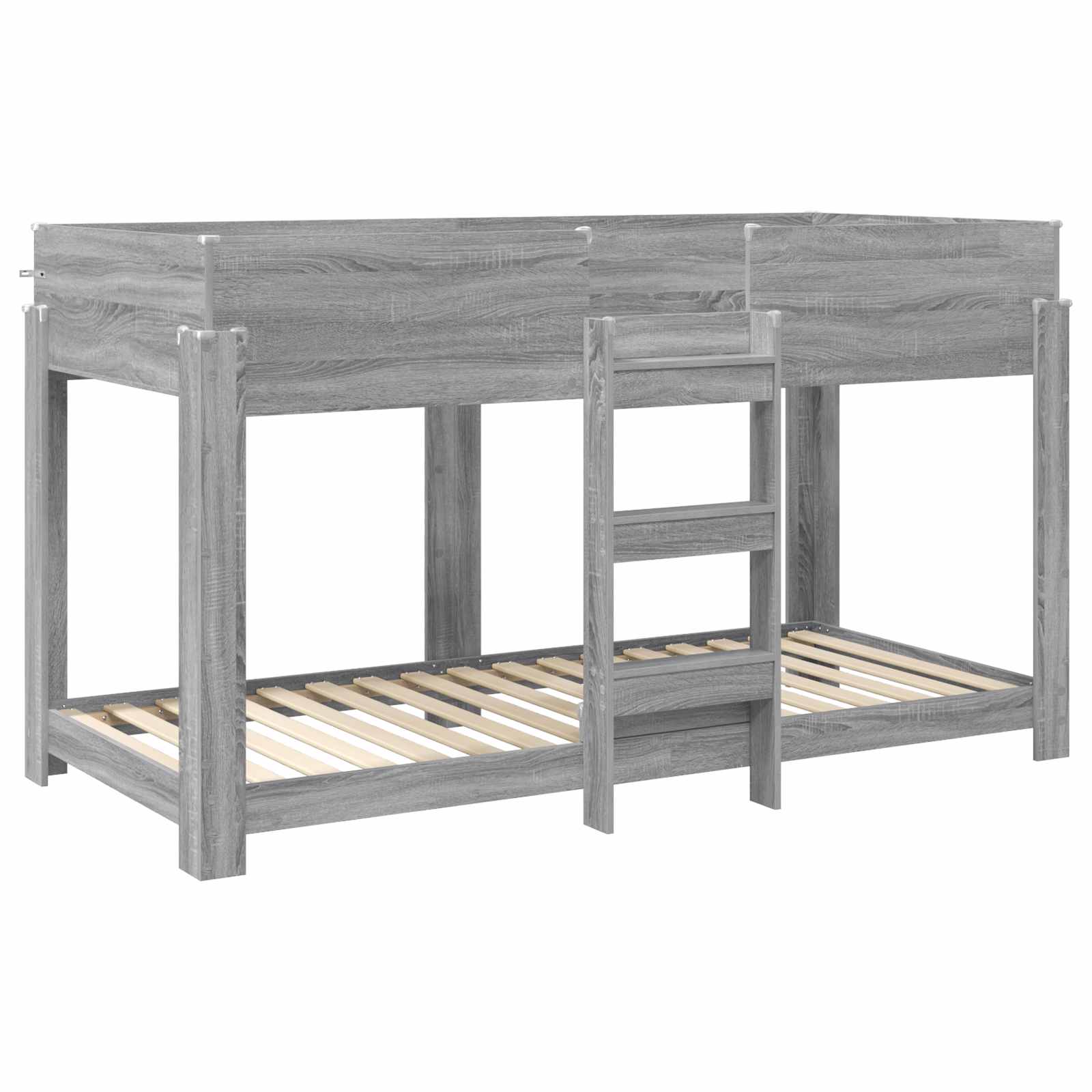 Letto a Castello per Bambini Grigio Sonoma 100 x 190 cm 3410536