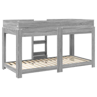 Letto a Castello per Bambini Grigio Sonoma 100 x 190 cm 3410536