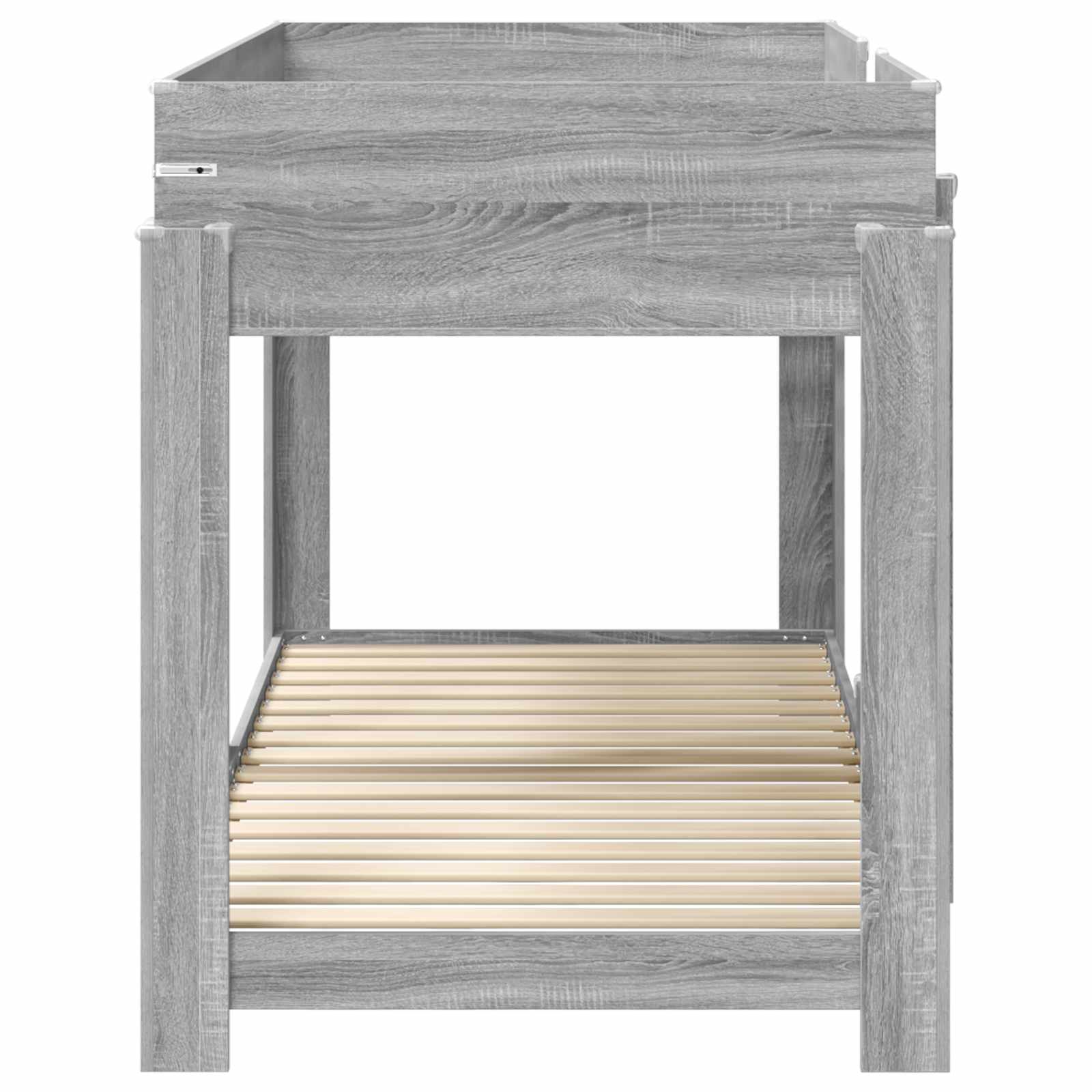Letto a Castello per Bambini Grigio Sonoma 100 x 190 cm 3410536