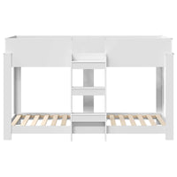 Letto a Castello per Bambini con materasso Bianco 80 x 190 cm 3410539