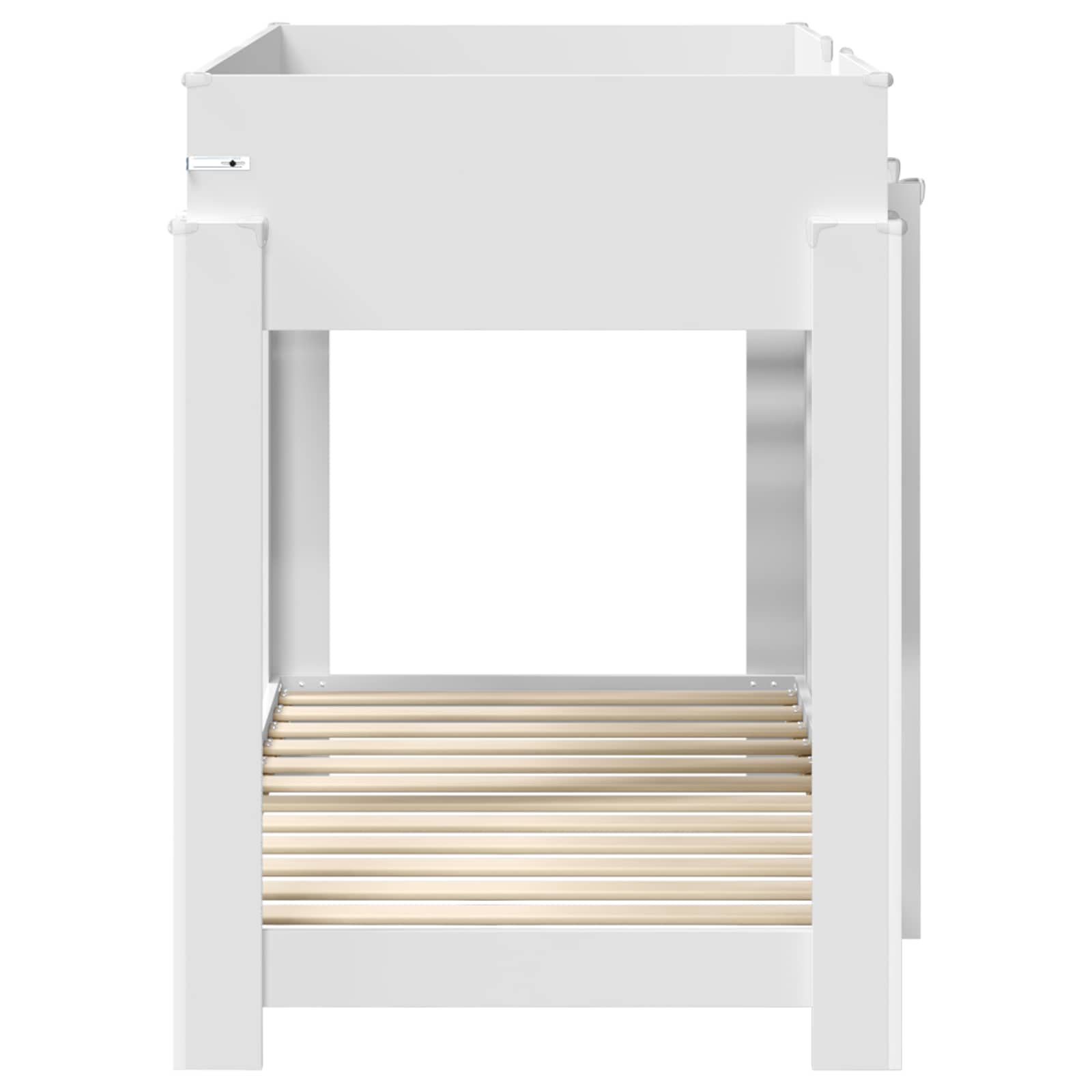Letto a Castello per Bambini con materasso Bianco 90 x 160 cm 3410547