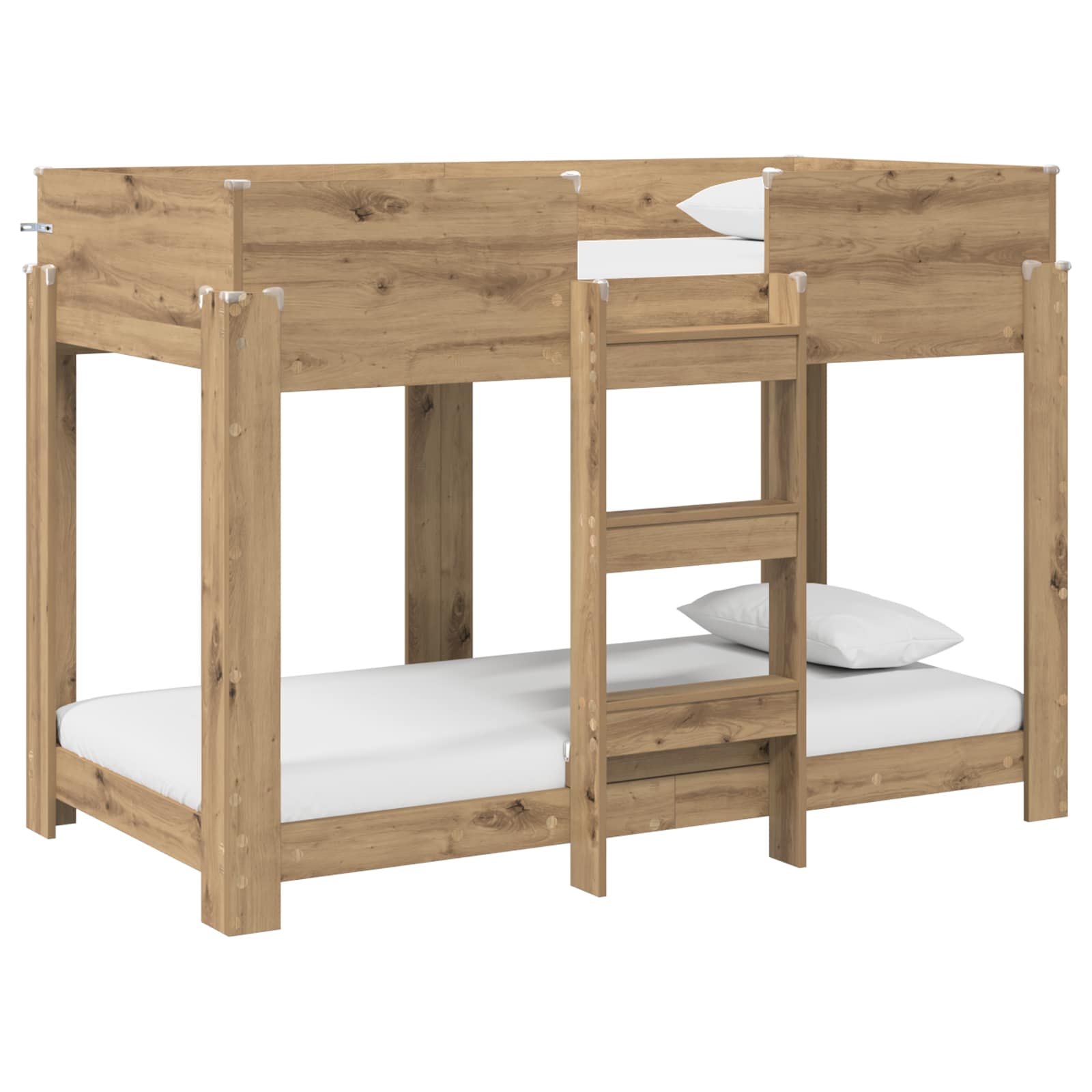 Letto a Castello per Bambini Rovere artigianale 90 x 160 cm 3410554