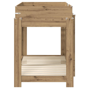 Letto a Castello per Bambini Rovere artigianale 90 x 160 cm 3410554