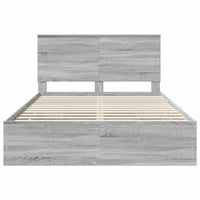 Struttura del letto con cassetto Grigio Sonoma 150 x 200 cm 3409452