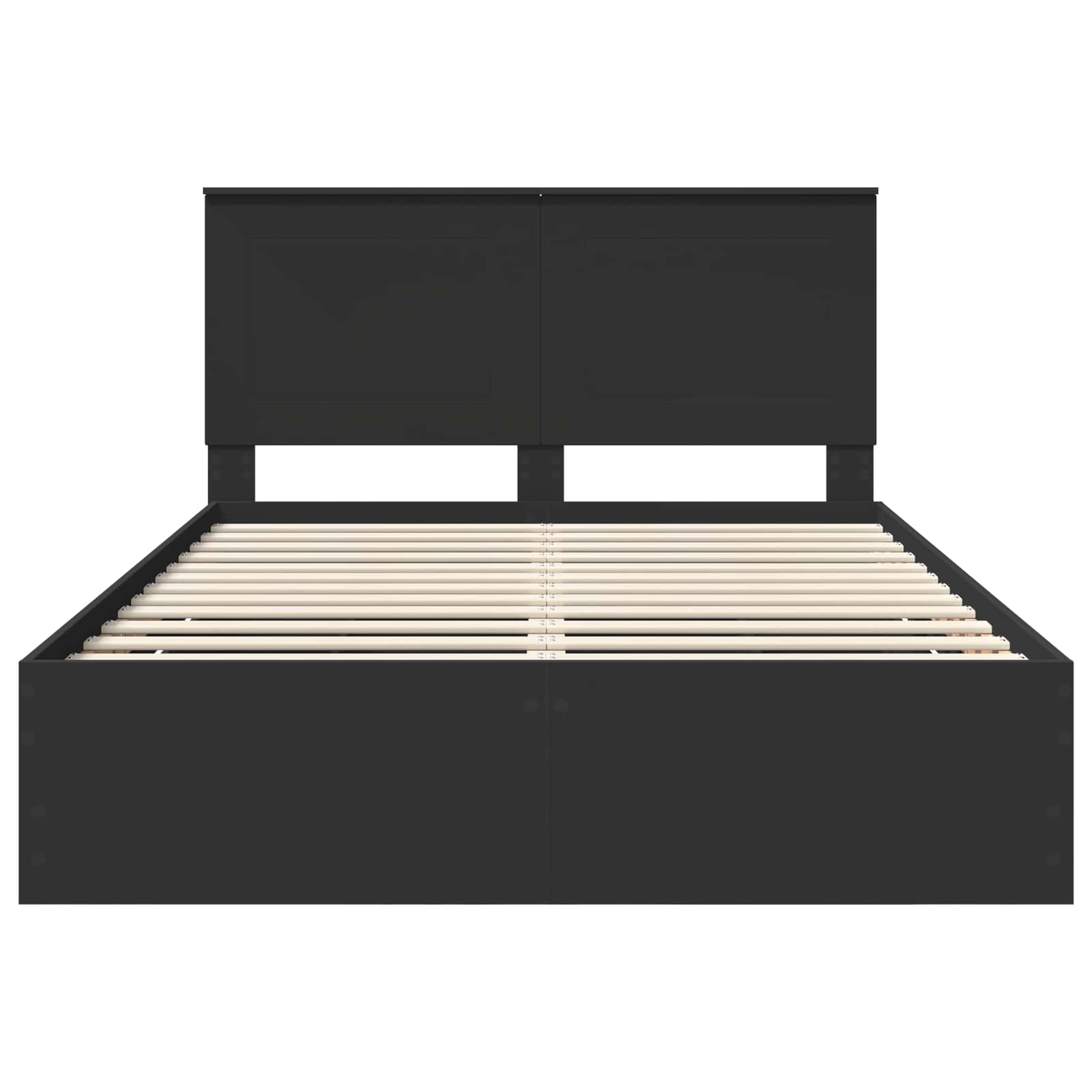 Struttura del letto Nero 140 x 200 cm Legno Ingegnerizzato 3409462