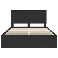 Struttura del letto Nero 140 x 200 cm Legno Ingegnerizzato 3409462