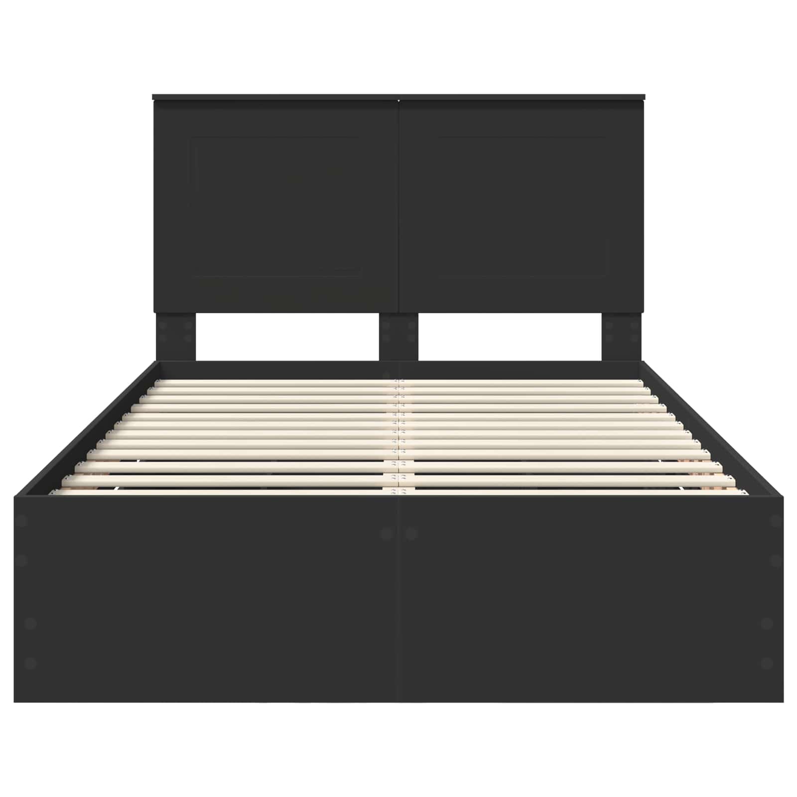 Struttura del letto Nero 135 x 190 cm Legno Ingegnerizzato 3409469