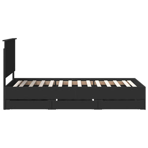 Struttura del letto Nero 100 x 200 cm Legno Ingegnerizzato 3409490