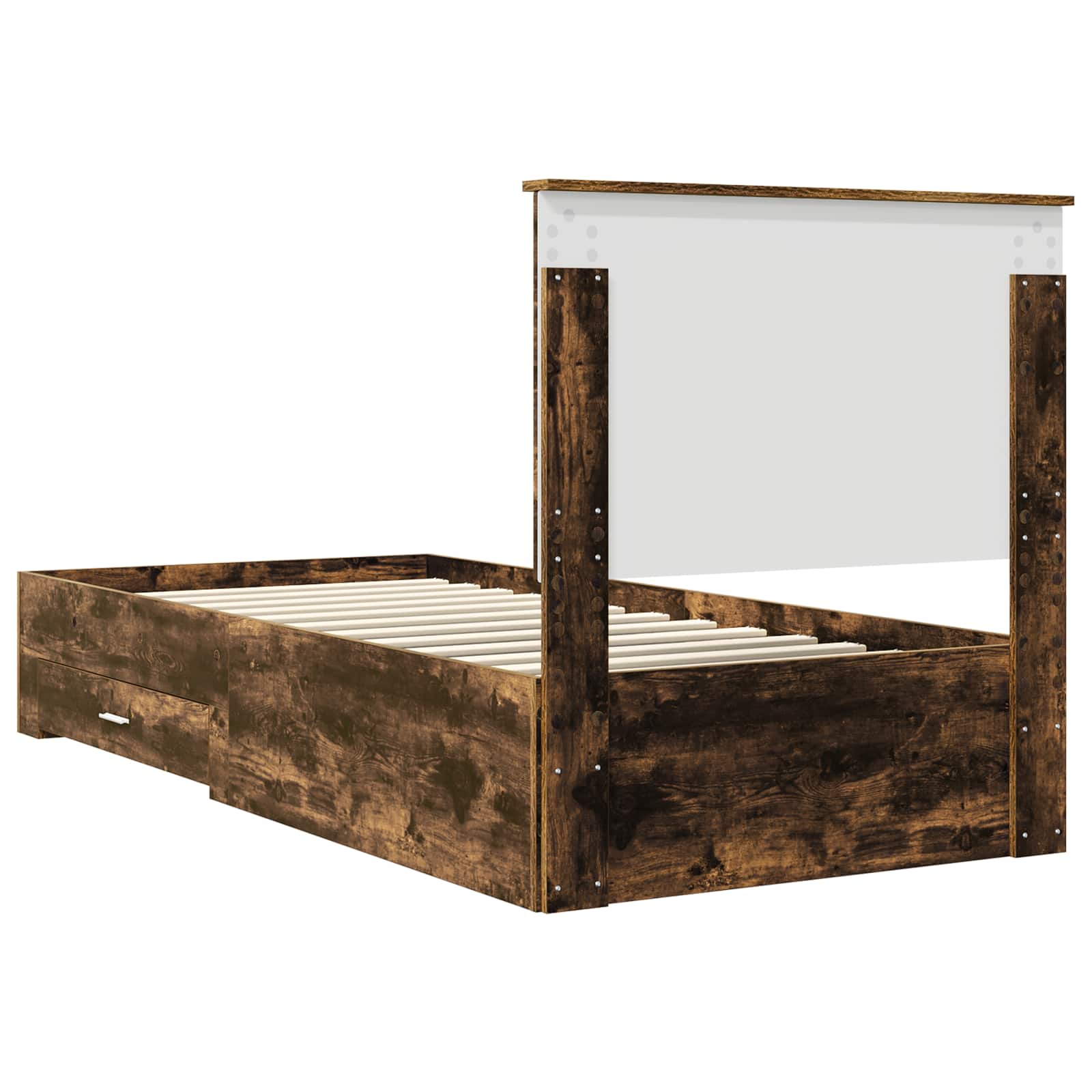 Struttura del letto Rovere fumé 90 x 200 cm Legno multistrato 3409707