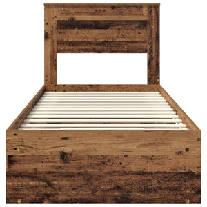 Struttura del letto Legno vecchio 90 x 200 cm Pino massello 3409813