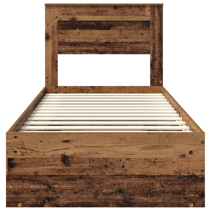 Struttura del letto Legno vecchio 90 x 200 cm Pino massello 3409813
