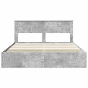 Struttura del letto con cassetto Grigio cemento 180 x 200 cm 3409830