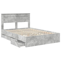 Struttura del letto con cassetto Grigio cemento 160 x 200 cm 3409835