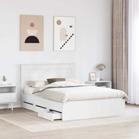 Struttura del letto Bianco 140 x 200 cm Legno Ingegnerizzato 3409848