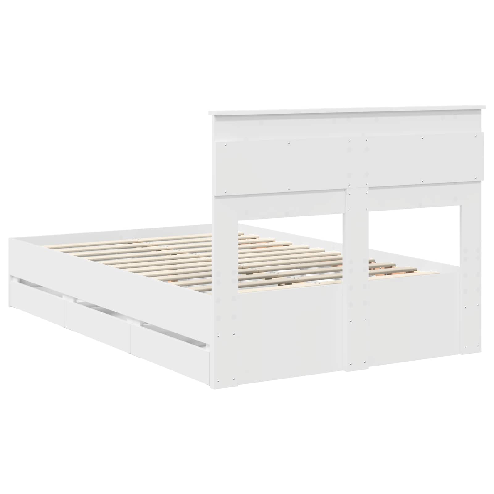 Struttura del letto Bianco 120 x 200 cm Legno Ingegnerizzato 3409863